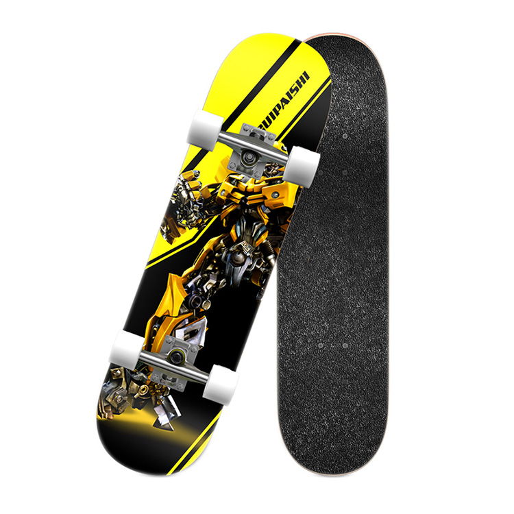 Skateboard elettrici intelligenti pieghevoli per bambini a 4 ruote