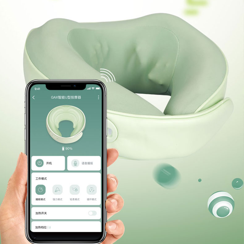 Cuscino da massaggio a forma di Shiatsu a forma di U